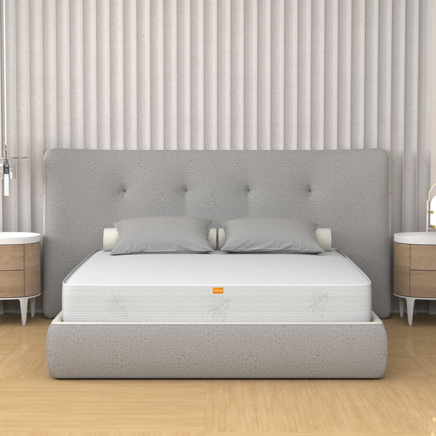 Materasso Memory 140x200, altezza 20 cm - Rivestimento Aloe Vera | Live