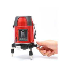 Livella Laser Autolivellante 360Âº Rotazione Bolla Digitale 5 Linee Traccialinee         