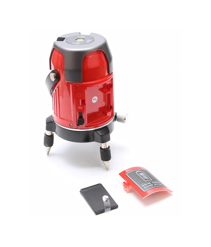 Livella Laser Autolivellante 360Âº Rotazione Bolla Digitale 5 Linee Traccialinee         