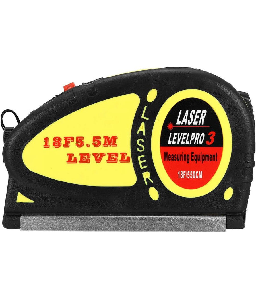 Livella Laser Metro 5mt Multifunzione Pro Lv03 Di Precisione Professionale         