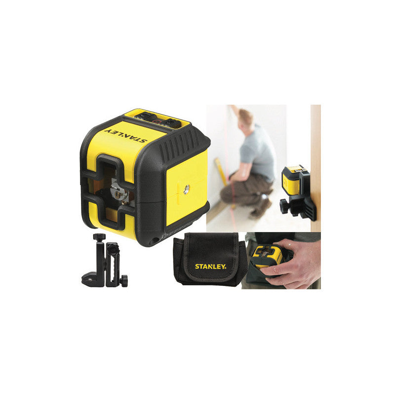 Livella laser rossa Cross360 360° 25 m con supporto Quicklink – Stanley STHT77498-1