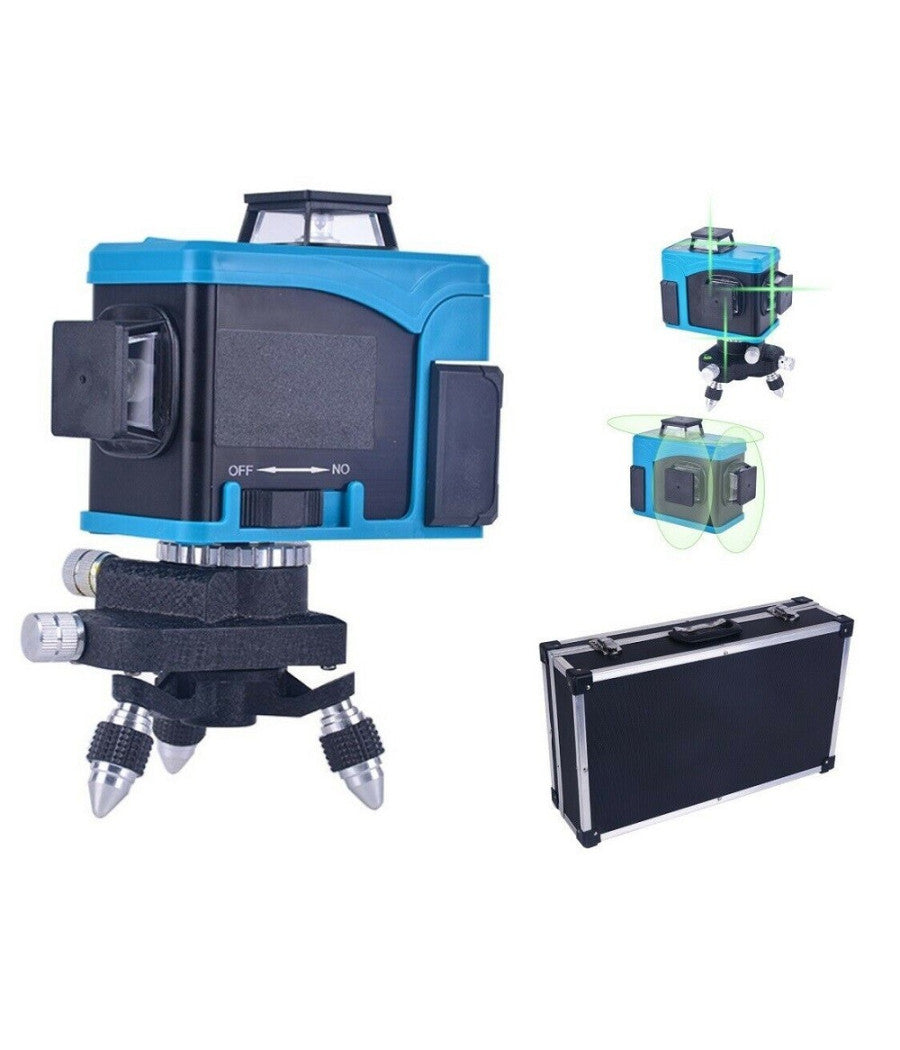 Livella Laser Tracciatore 12 Linee Autolivellante 360Âº Con Telecomando Art.94460         
