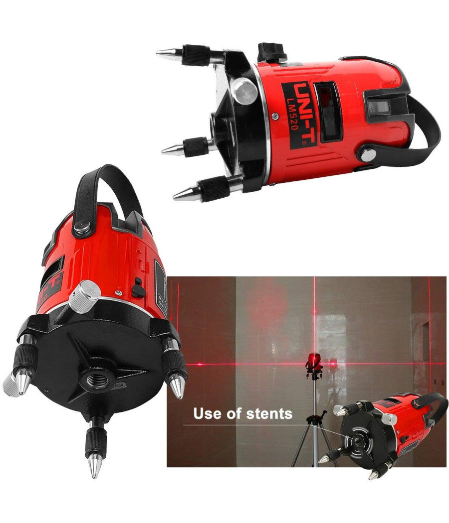 Livella Laser Tracciatore Autolivellante 360Âº Rotazione Bolla Digitale 2 Linee         