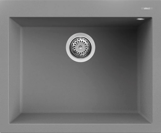 Lavello QUADRA 110 61x50 1 vasca TITANIUM 73