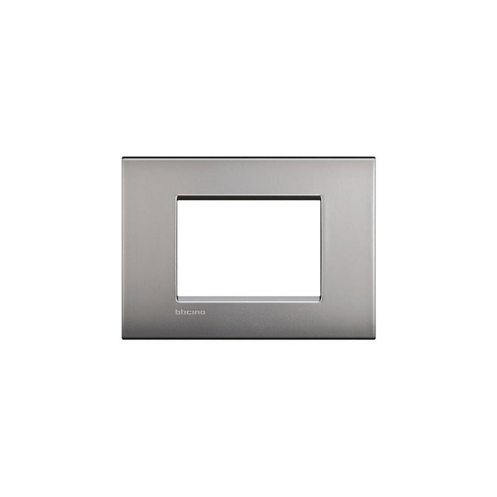 Lnc4803Nk Placca Air 3 Moduli Nichel Satinato Livinglight