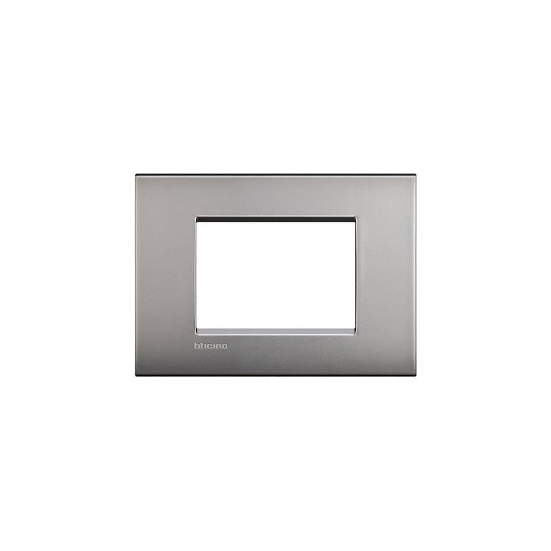 Lnc4803Nk Placca Air 3 Moduli Nichel Satinato Livinglight