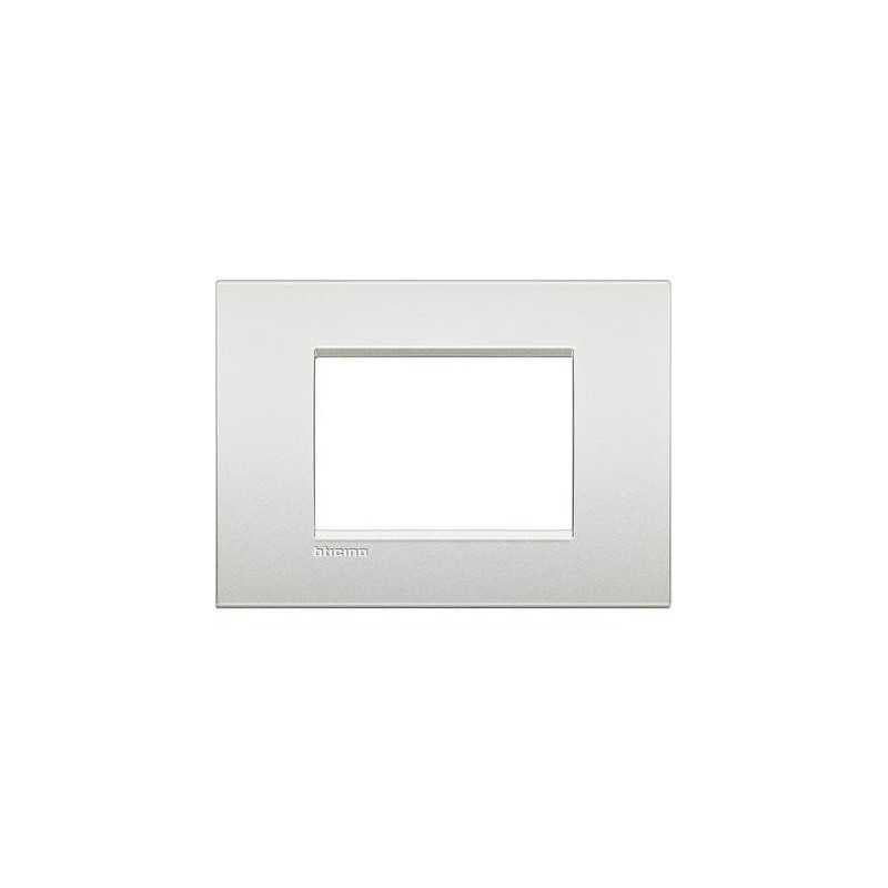Lnc4803Pr Placca Air 3 Moduli Bianco Perla Livinglight
