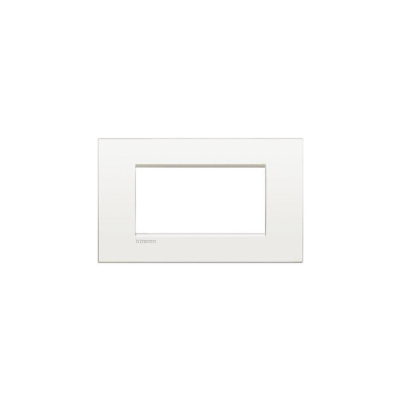 Lnc4804Bn Placca Air 4 Moduli Bianco Puro Livinglight
