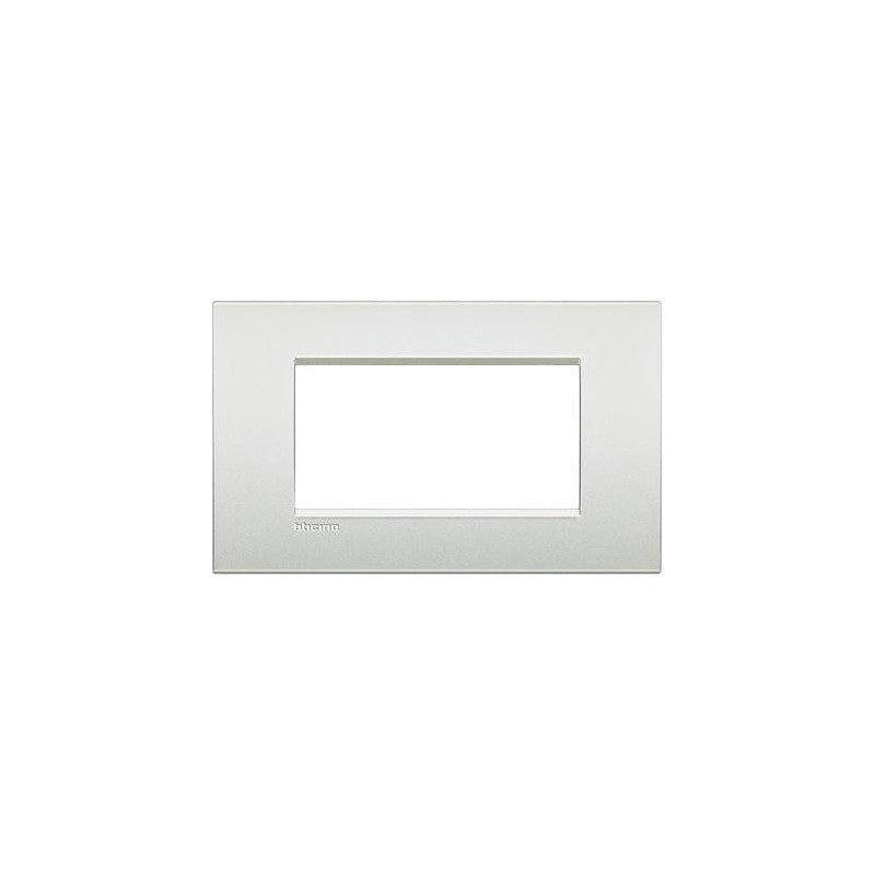 Lnc4804Pr Placca Air 4 Moduli Bianco Perla Livinglight
