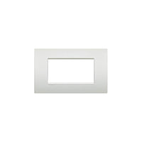 Lnc4804Pr Placca Air 4 Moduli Bianco Perla Livinglight