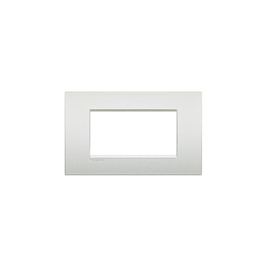 Lnc4804Pr Placca Air 4 Moduli Bianco Perla Livinglight