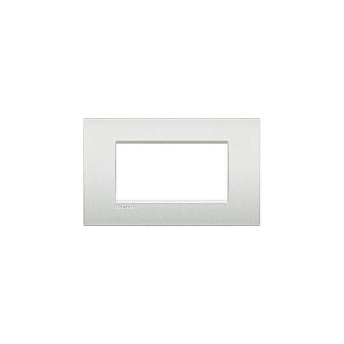 Lnc4804Pr Placca Air 4 Moduli Bianco Perla Livinglight