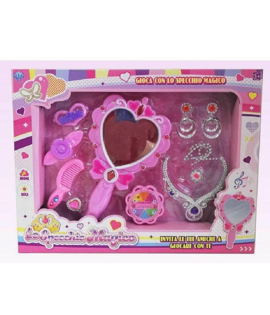 Lo Specchio Magico Con Accessori Bellezza Luci E Suoni Giocattolo Gioco Bambina         