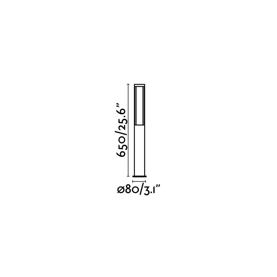 LOGAR 650, Paletto per Esterni, Faro Barcelona