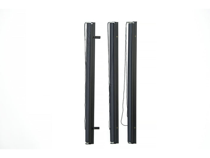 Set di 2 tende a rullo per pergola - 124 x 225 cm - Antracite