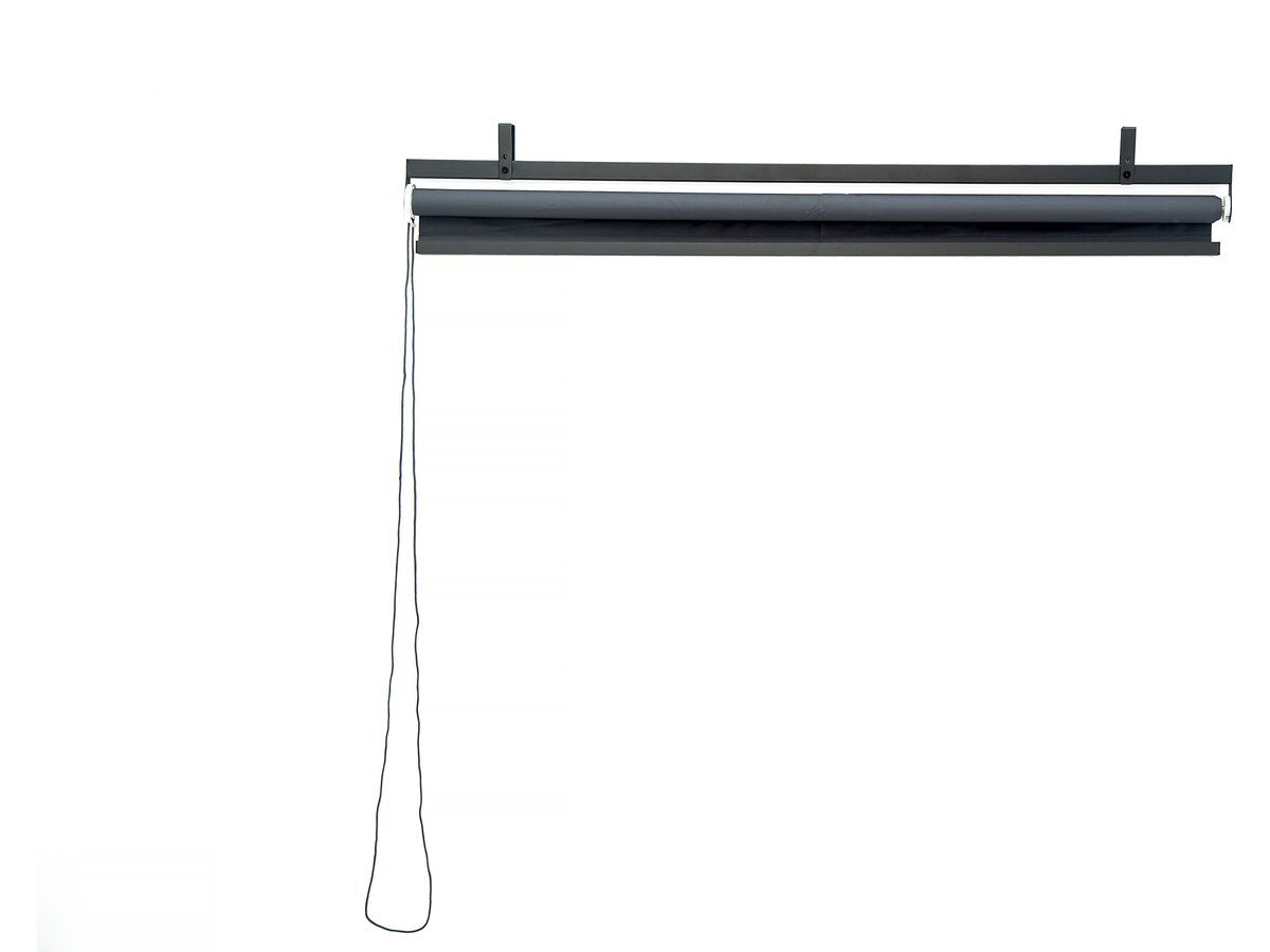 Set di 3 rulli retrattili in metallo - 124,5 x 225 cm - Antracite