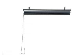 Set di 3 rulli retrattili in metallo - 124,5 x 225 cm - Antracite