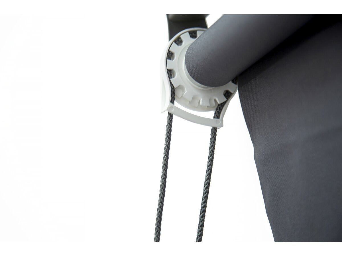 Set di 3 rulli retrattili in metallo - 124,5 x 225 cm - Antracite