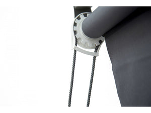 Set di 3 rulli retrattili in metallo - 124,5 x 225 cm - Antracite