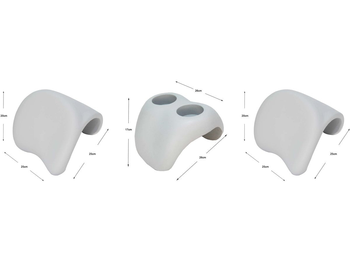 SET DI 2 POGGIATESTA E 1 PORTA SPA PER SPA