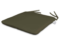 Set di 2 coprisedia 28 x 28 cm color talpa