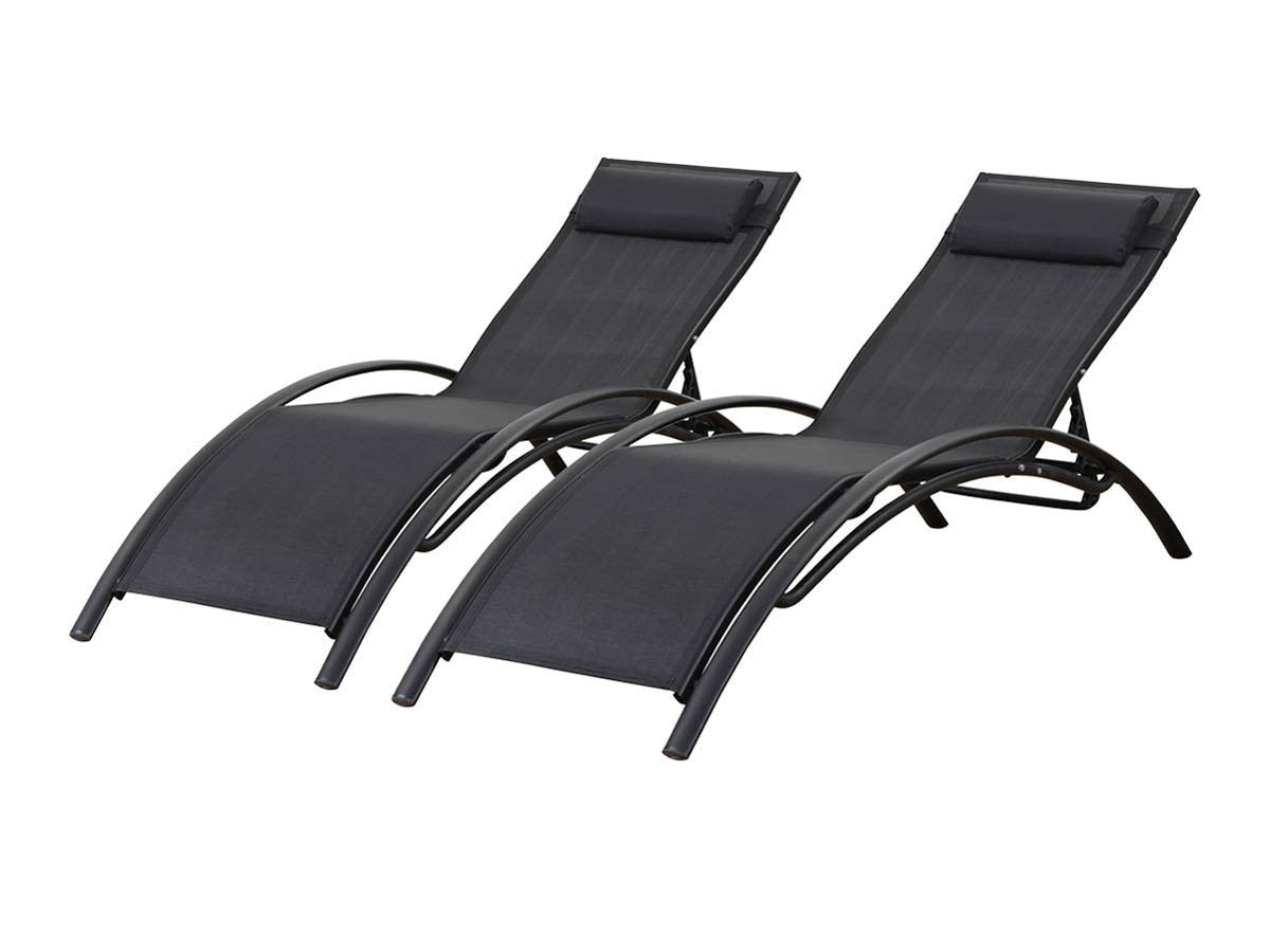 2 lettini in alluminio Beauty - PHOENIX - Talpa - set di 2