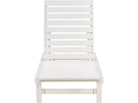 Set di 2 lettini di legno Rawai - Bianco