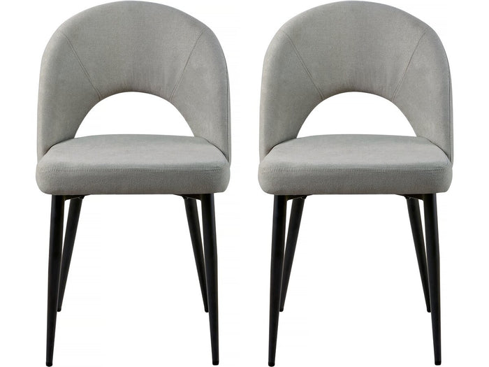 Set di 2 sedie "Alma" - Grigio