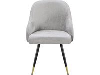 Set di 2 sedie in tessuto "Harmony" - 54 x 57 x 90 cm - Beige