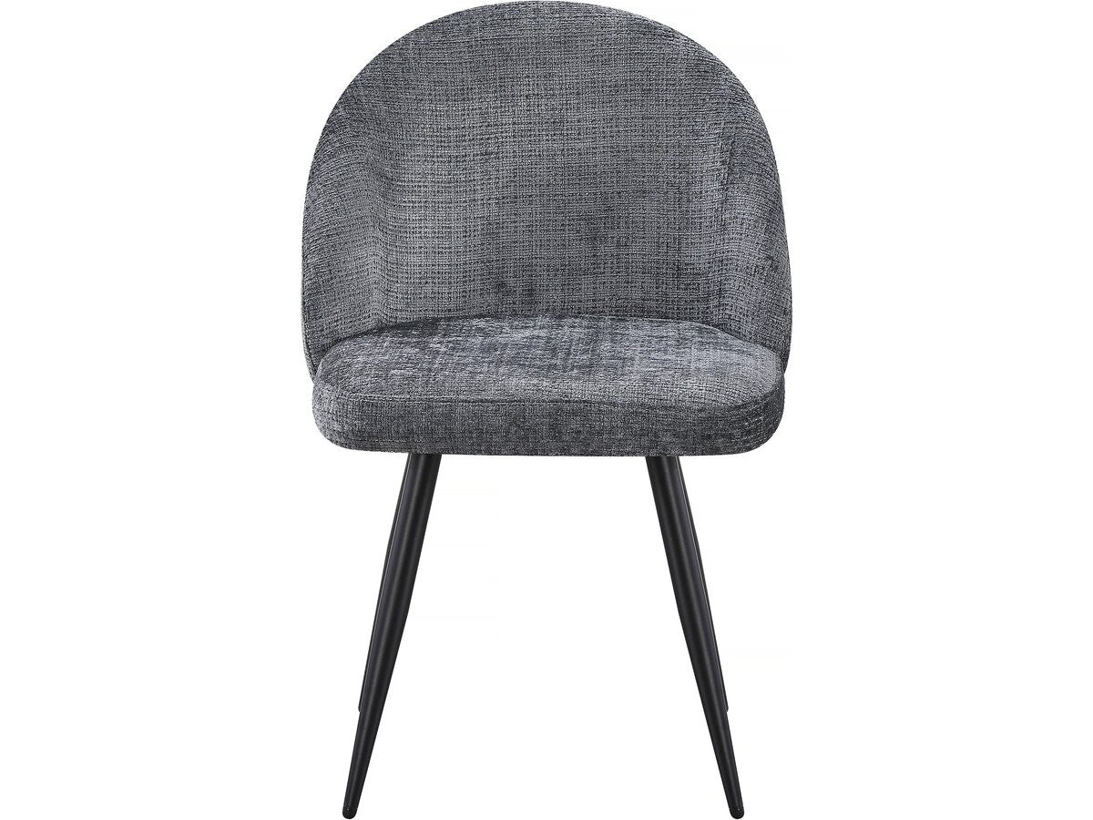 Set di 2 sedie in tessuto "Samuel" - 53 x 51 x 82 cm - Grigio