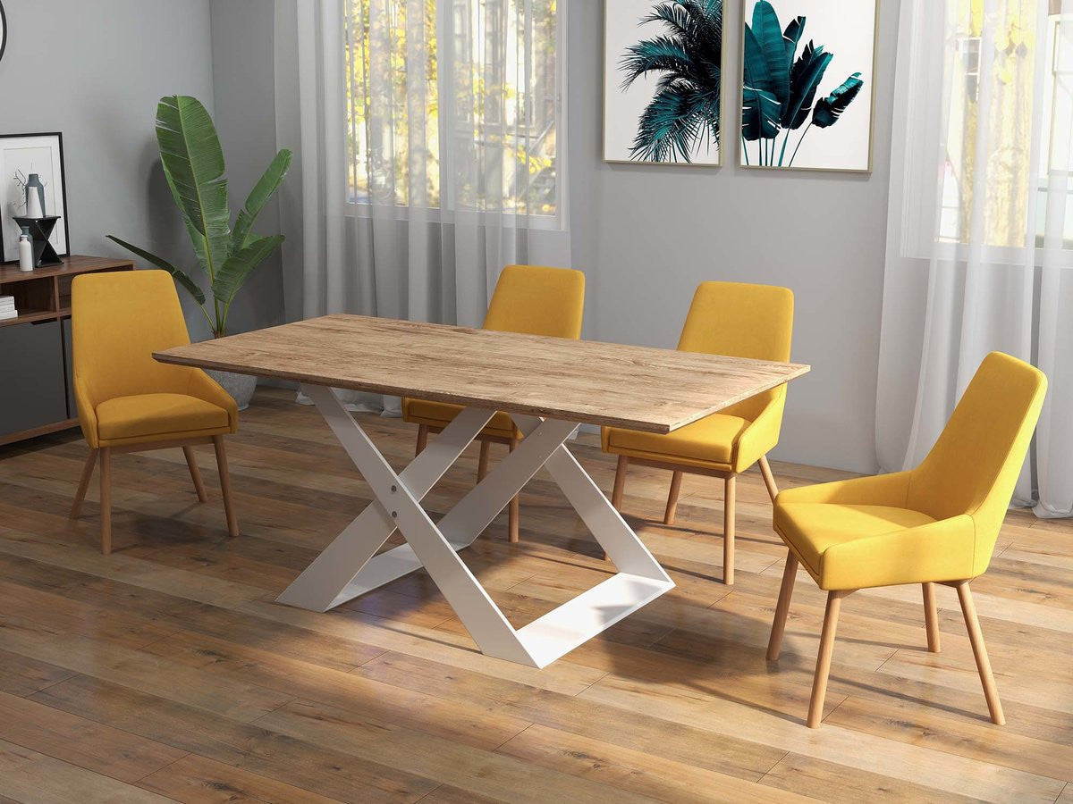 Set di 2 sedie "Tamiko" - Giallo