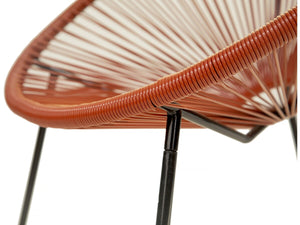 Set 2 poltrone da giardino "Ania" - Rosso