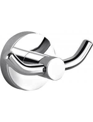 Set 2 ganci appendiabiti doppi COLORADO in ottone cromato 9,2x 5,3x5 cm