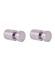 Set di 2 ganci COLORADO in ottone cromato 3cm x Ø 1,6cm