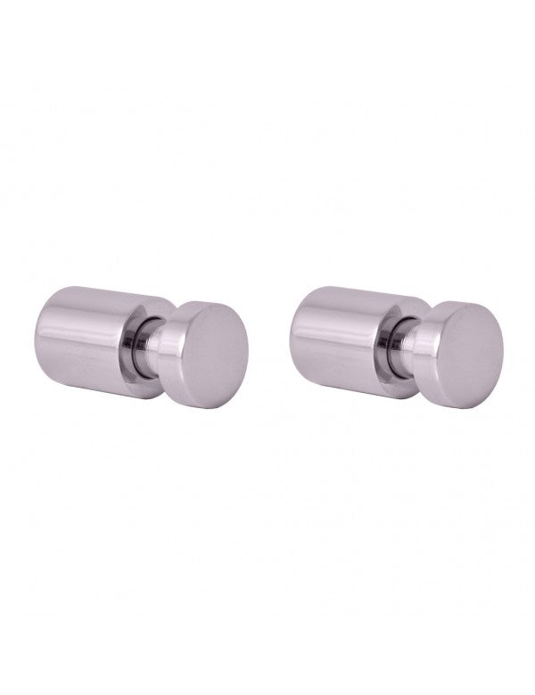 Set di 2 ganci COLORADO in ottone cromato 3cm x Ø 1,6cm