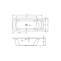 Set di 2 ganci appendiabiti doppi NIVA in acciaio inox con adesivo 4,8 x8,5 x2,2 cm