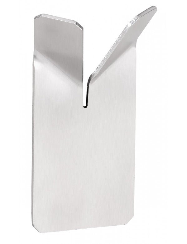 Set di 2 ganci appendiabiti doppi NIVA in acciaio inox con adesivo 4,8 x8,5 x2,2 cm