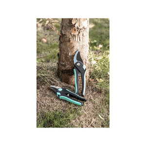 Set di 2 forbici da potatura - Suan - Lama dritta e lama a incudine - Acciaio