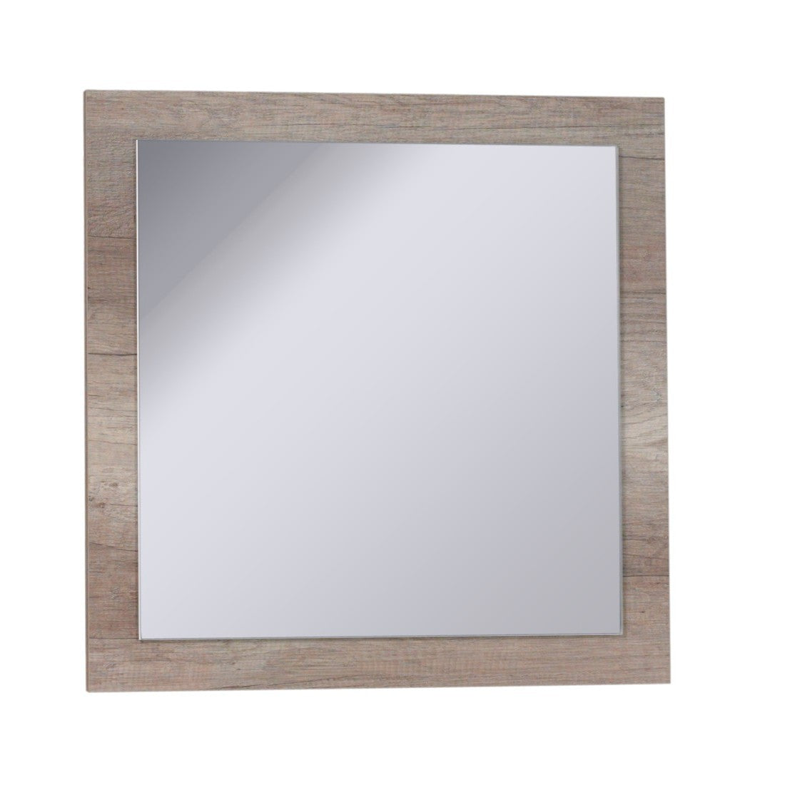 Set di 3 specchi 60x60 cm - Collezione FARRA - Colore rovere Dab Canyon