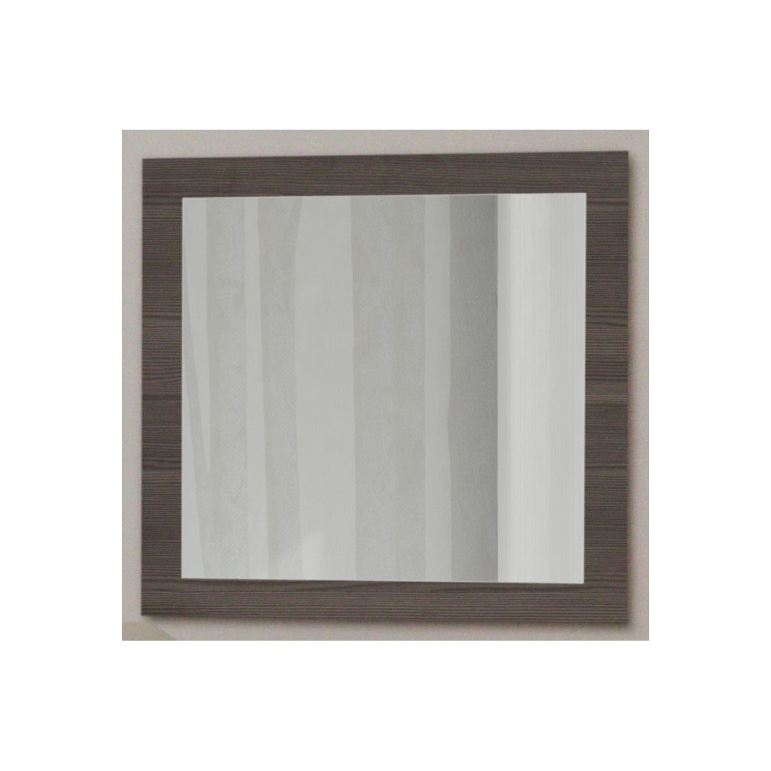 Set di 3 specchi 60x60x2 cm - Collezione AUGUSTA - Colore grigio Bodega