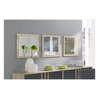 Set di 3 specchi MALMO colore sonoma 60x60x3