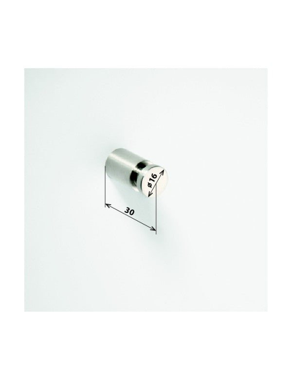 Appendiabiti NEO in acciaio inox 3cm x Ø 1,6cm
