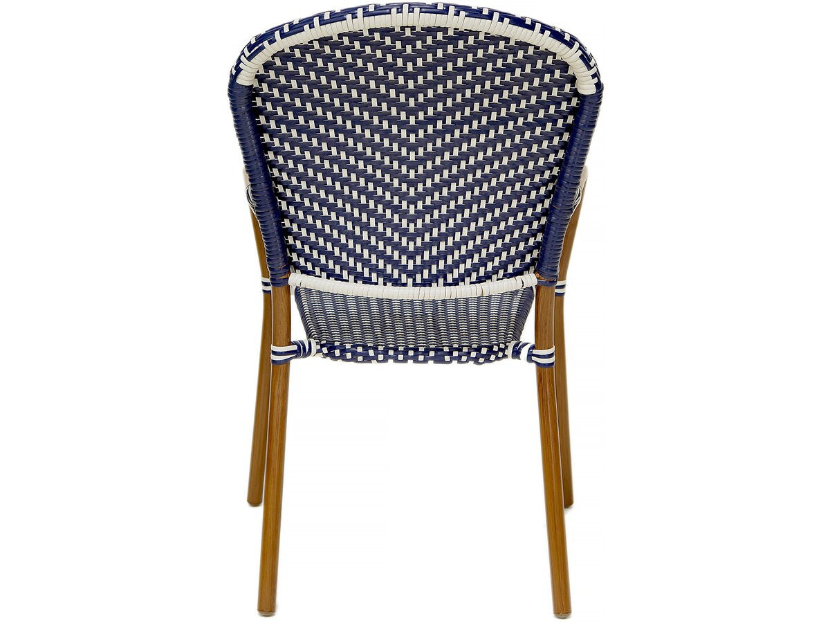 Set di 4 sedie da bistrot per esterni "Maya" - Blu