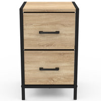 IDMarket - Lote de 2 mesillas de noche UTAH de 2 cajones