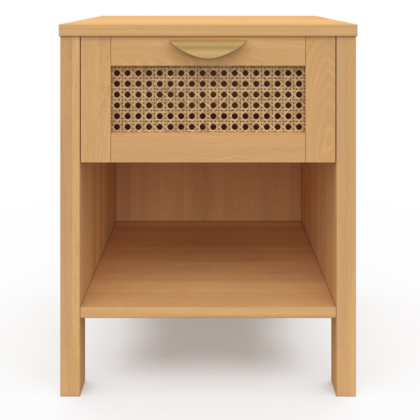 IDMarket - Lote de 2 mesillas EDHEN con 1 cajón + 1 nicho