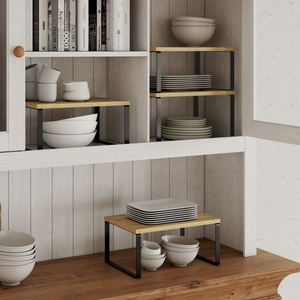 IDMarket - Lote de 4 estanterías DETROIT para armarios