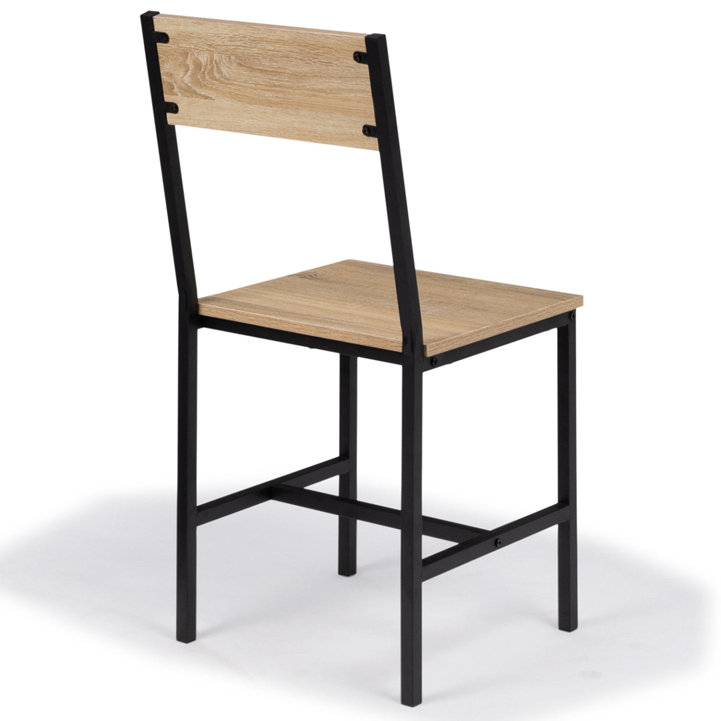 IDMarket - Lote de 4 sillas de cocina de diseño industrial DETROIT