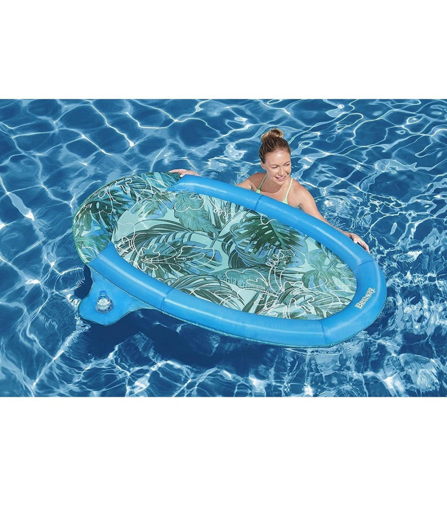 Lounge Lettino Gonfiabile Galleggiante Piscina Mare Flex'n Fold 171x94x16cm 43552         