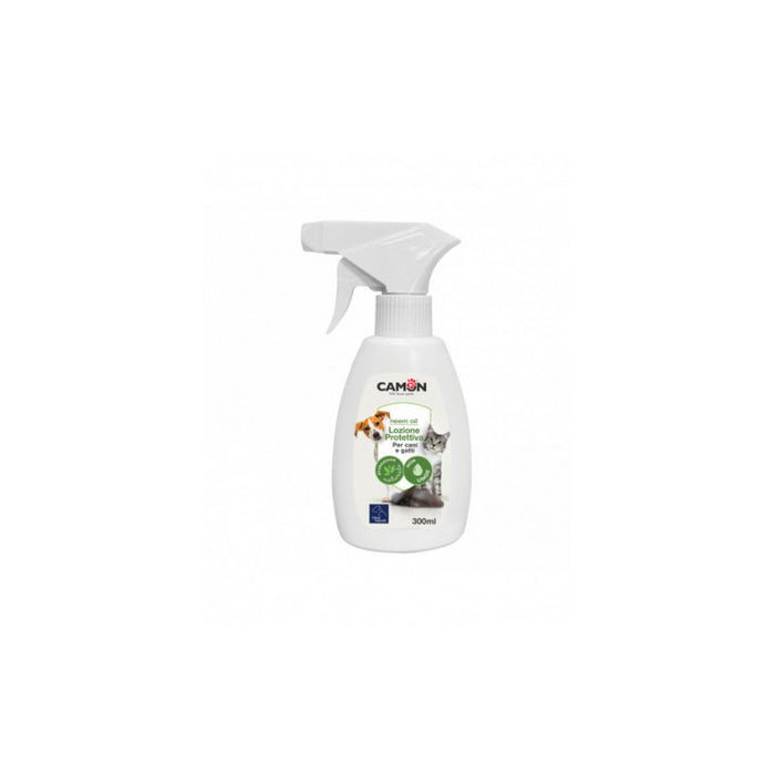 Lozione Camon Protection 300 ml – Olio di Neem – Lenitiva e purificante per cani e gatti
