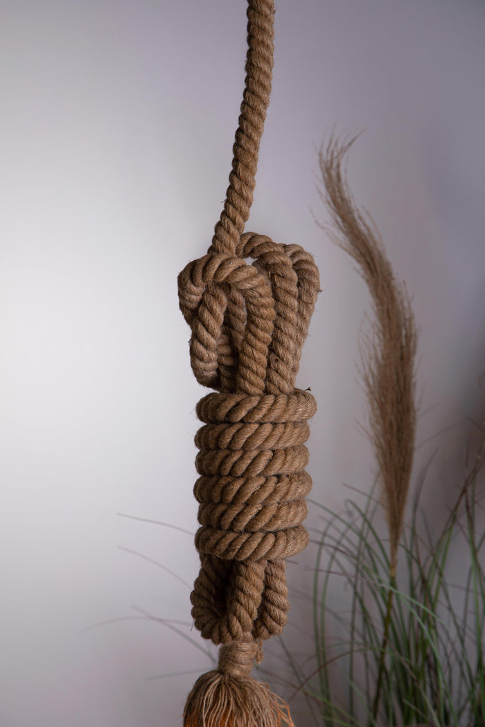 Lampadario con Corda H 105 cm